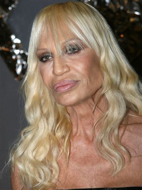 donatella versace plastic surgery|From Gina Gershon to Donatella Versace: Inside the Transformation.